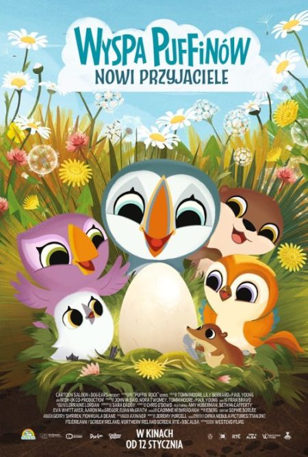 Wyspa Puffinów. Nowi przyjaciele - plakat