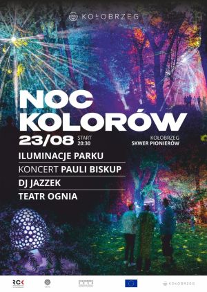 noc kolorów plakat